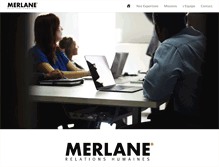 Tablet Screenshot of merlane.com
